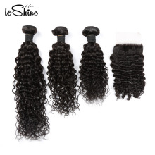 Kostenloser Versand Unverarbeitete Günstige Brasilianische Curly Weft Beste Qualität Großhandel 100 Menschenhaar Bundles